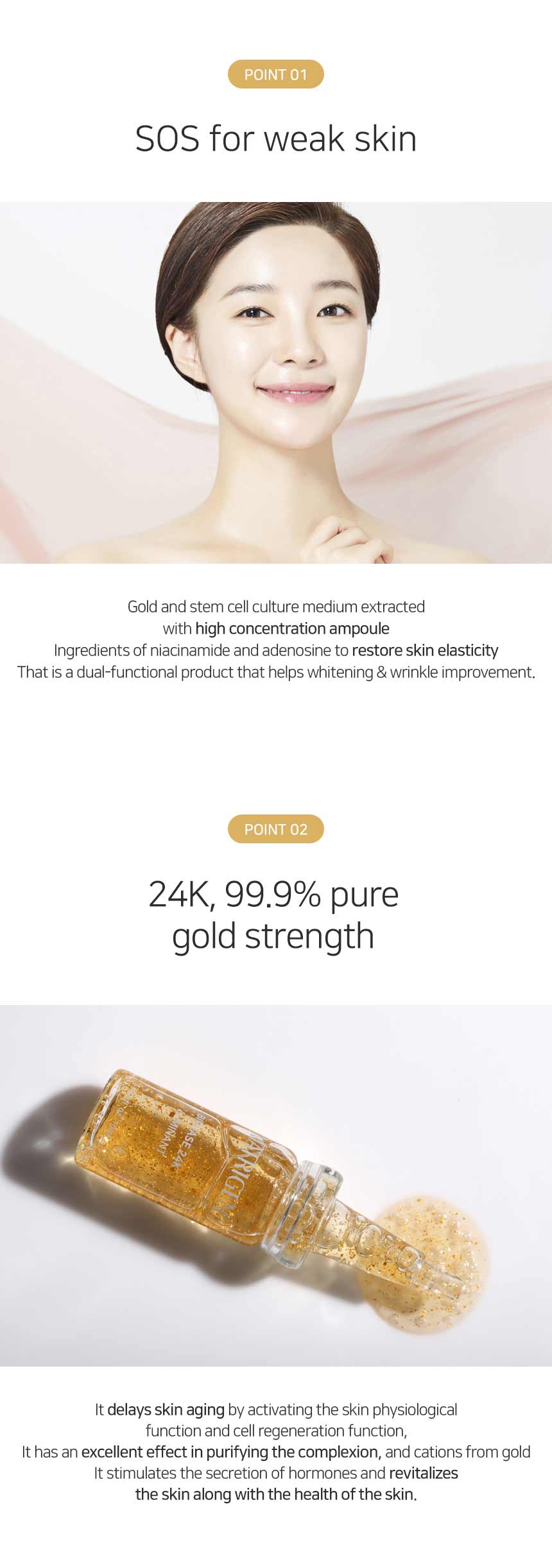 Bi Phase 24K Gold Ampoule