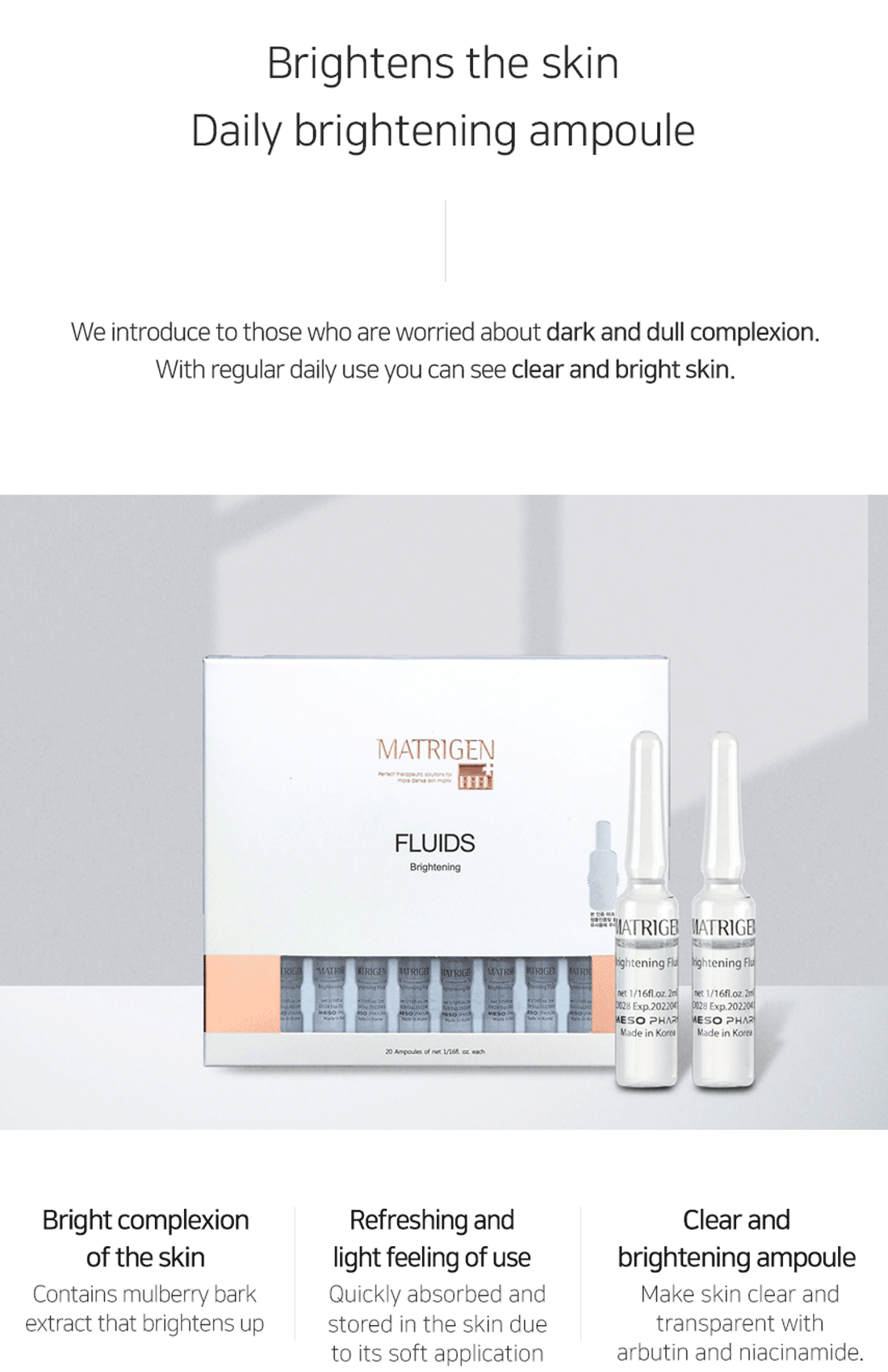 Matrigen Brightening Fluid