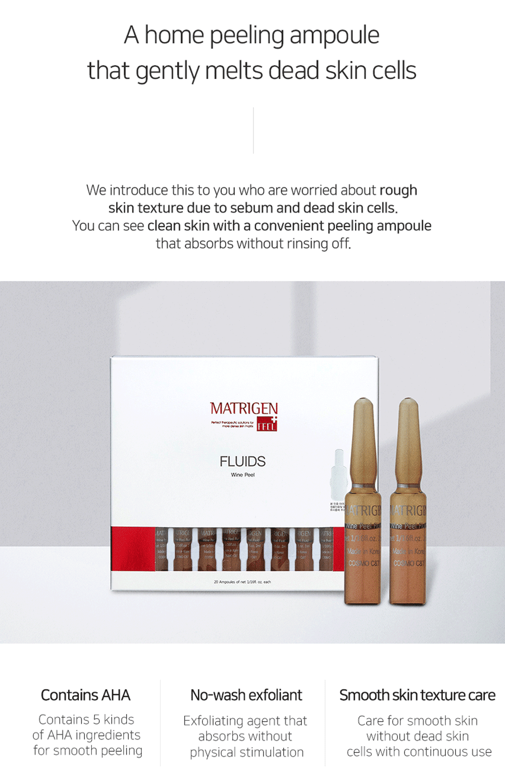 Matrigen Wine Peel Fluid