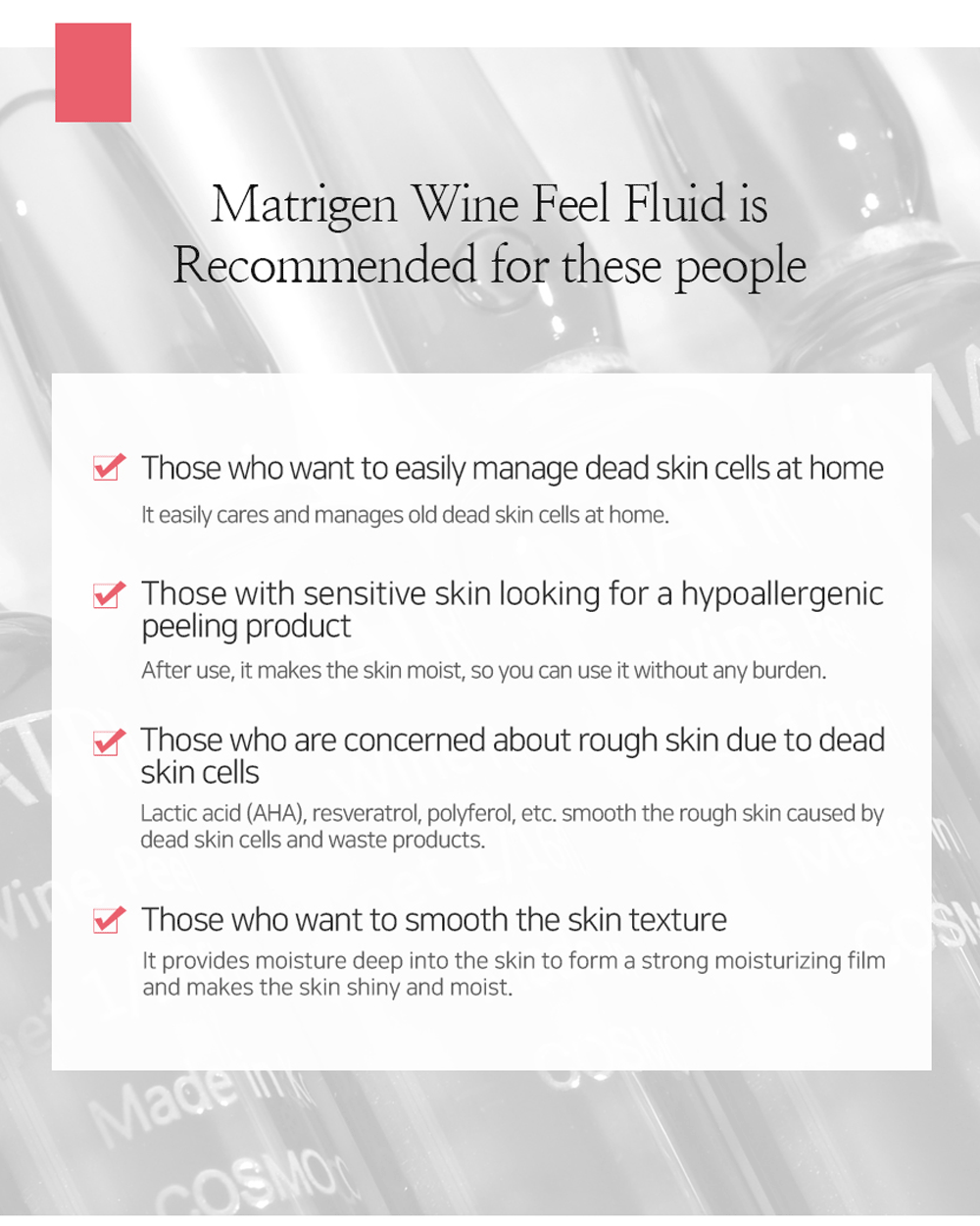 Matrigen Wine Peel Fluid