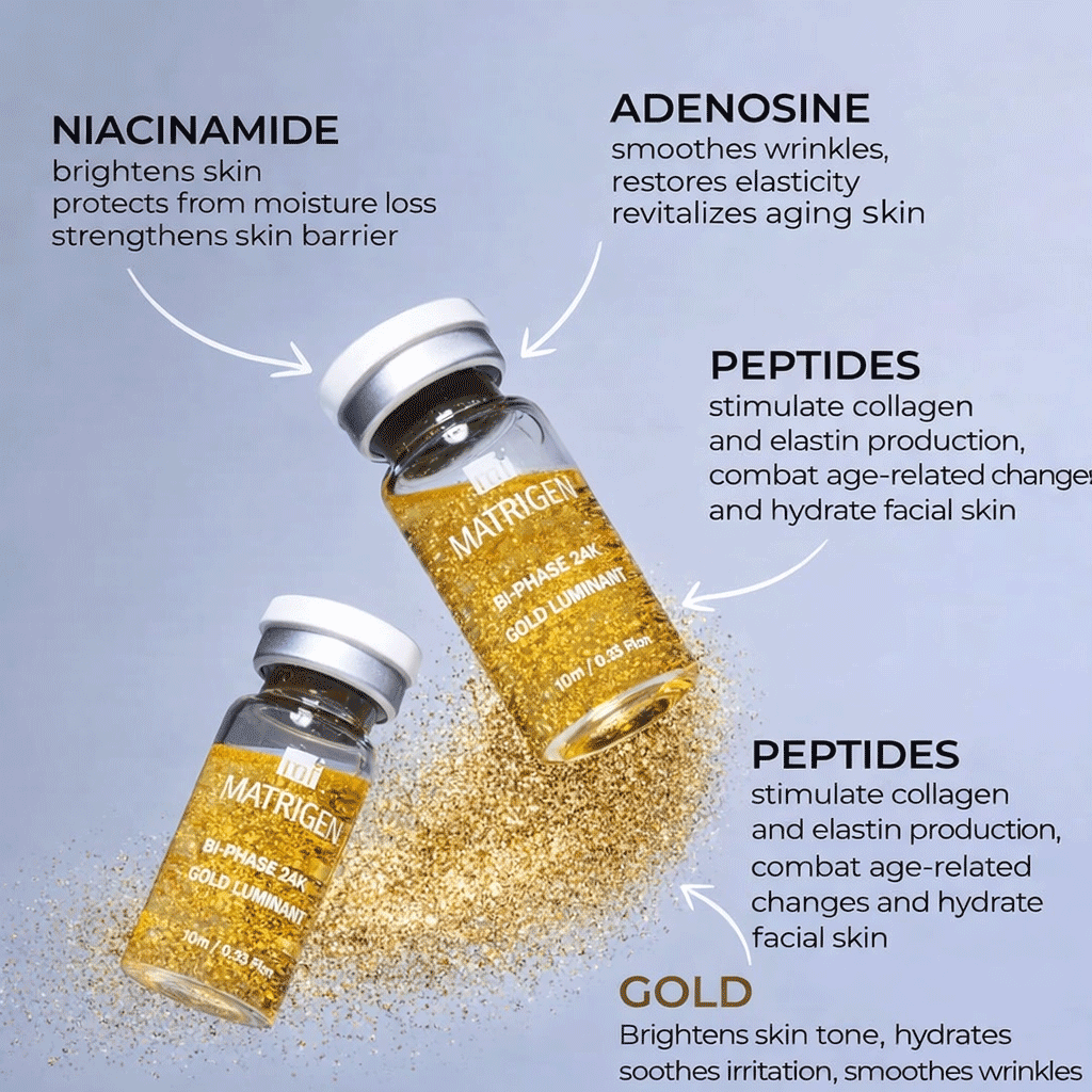 Matrigen Bi Phase 24K Gold Ampoule Box