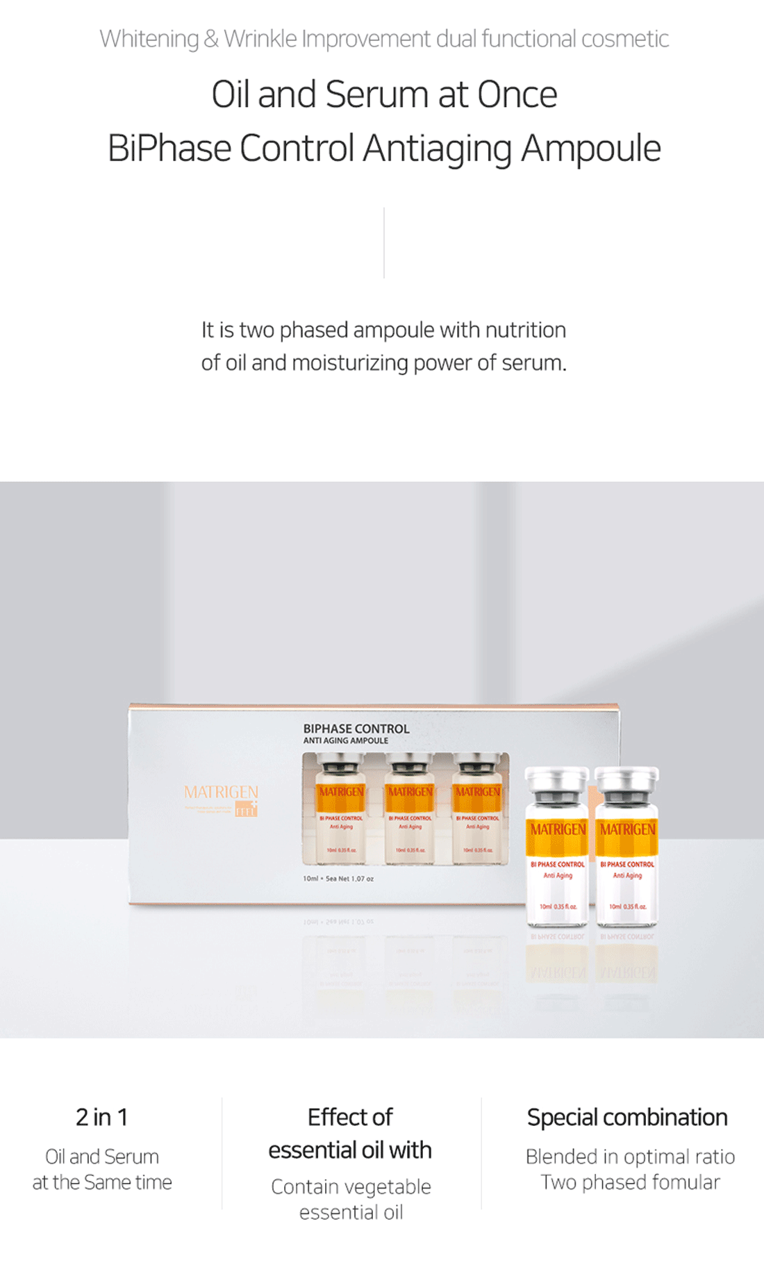 Matrigen Bi Phase Anti-Aging Ampoule