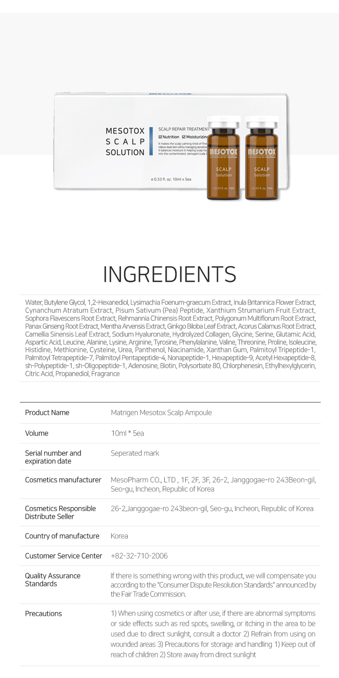Matrigen Mesotox Scalp