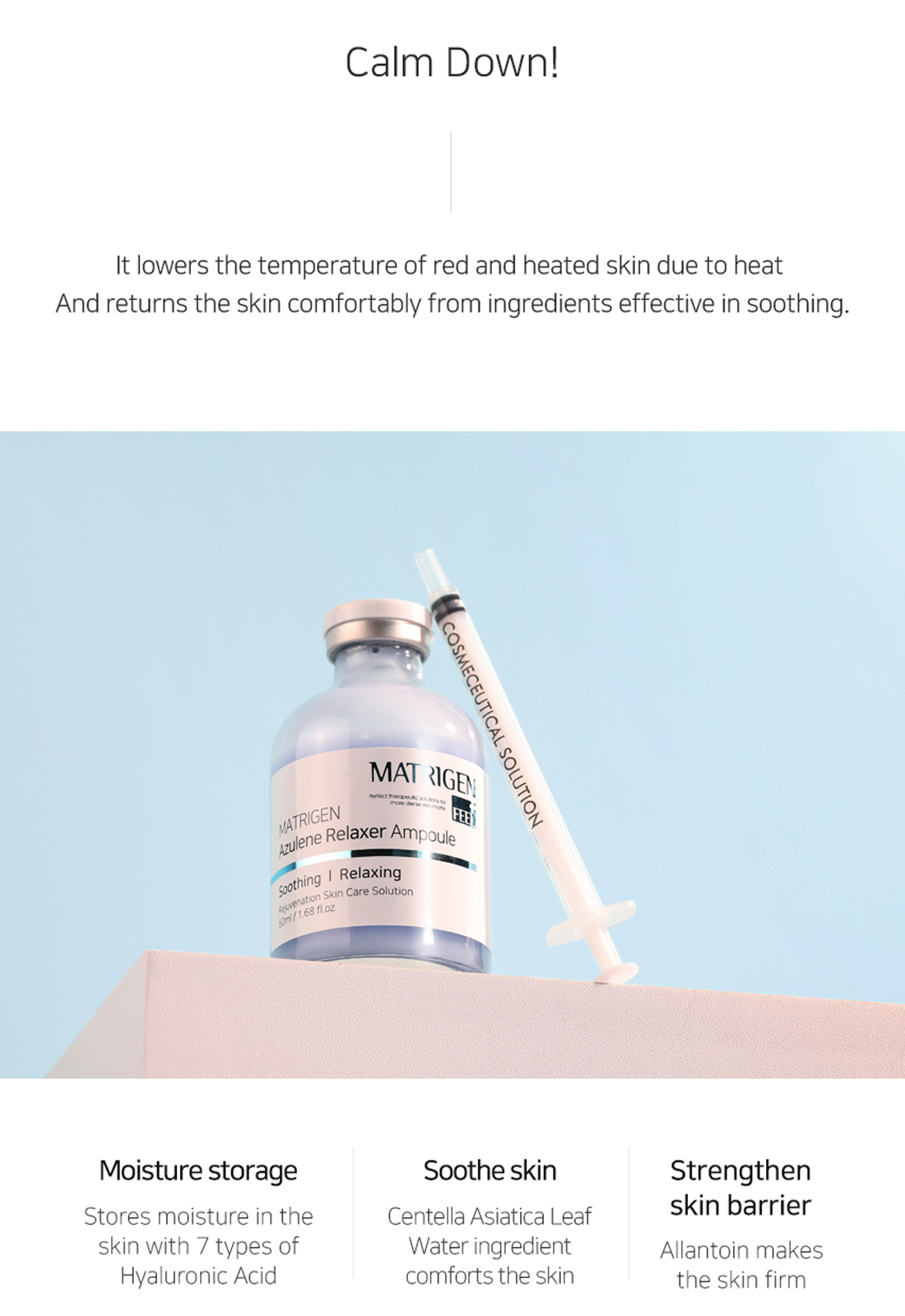Matrigen ESR Azulene Relaxer Ampoule