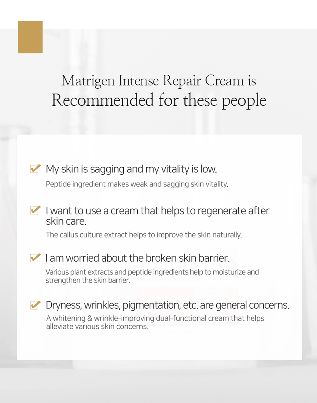 Matrigen Intense Repair Cream 50ml