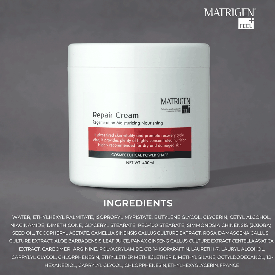 Matrigen Intense Repair Cream 400ml.