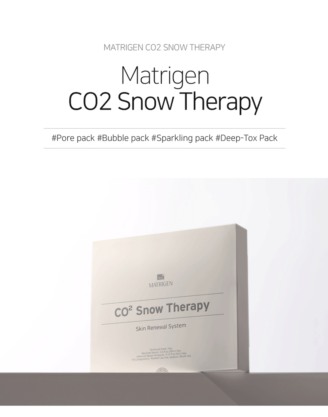 Matrigen CO2 Snow Carboxy Therapy