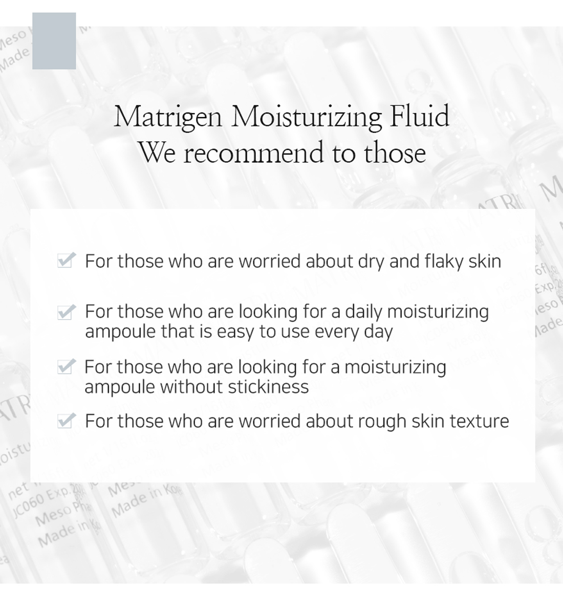 Matrigen Moisturizing Fluid