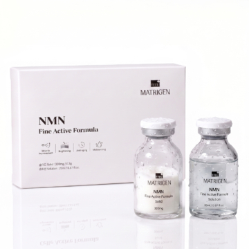 Matrigen NMN Macro Cream professional anti-aging cream formulated with NMN, niacinamide, and adenosine to support skin regeneration, improve elasticity, and enhance radiance for firmer, healthier-looking skin.