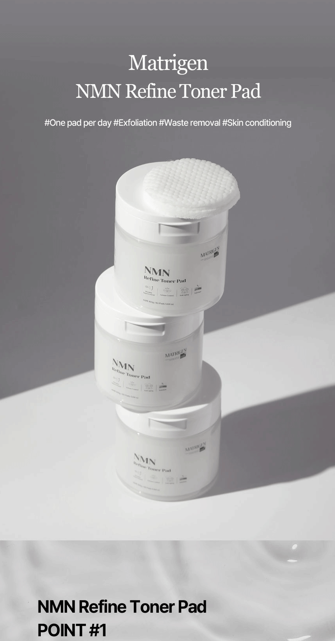 Matrigen NMN Refine Toner Pad