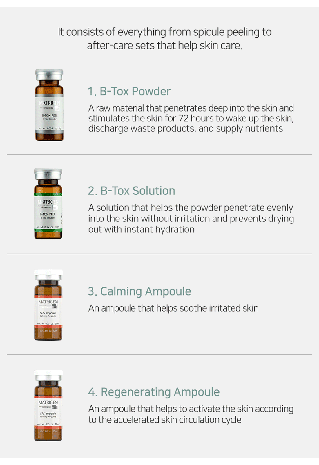 Matrigen B-TOX Peel Skin Renewal System