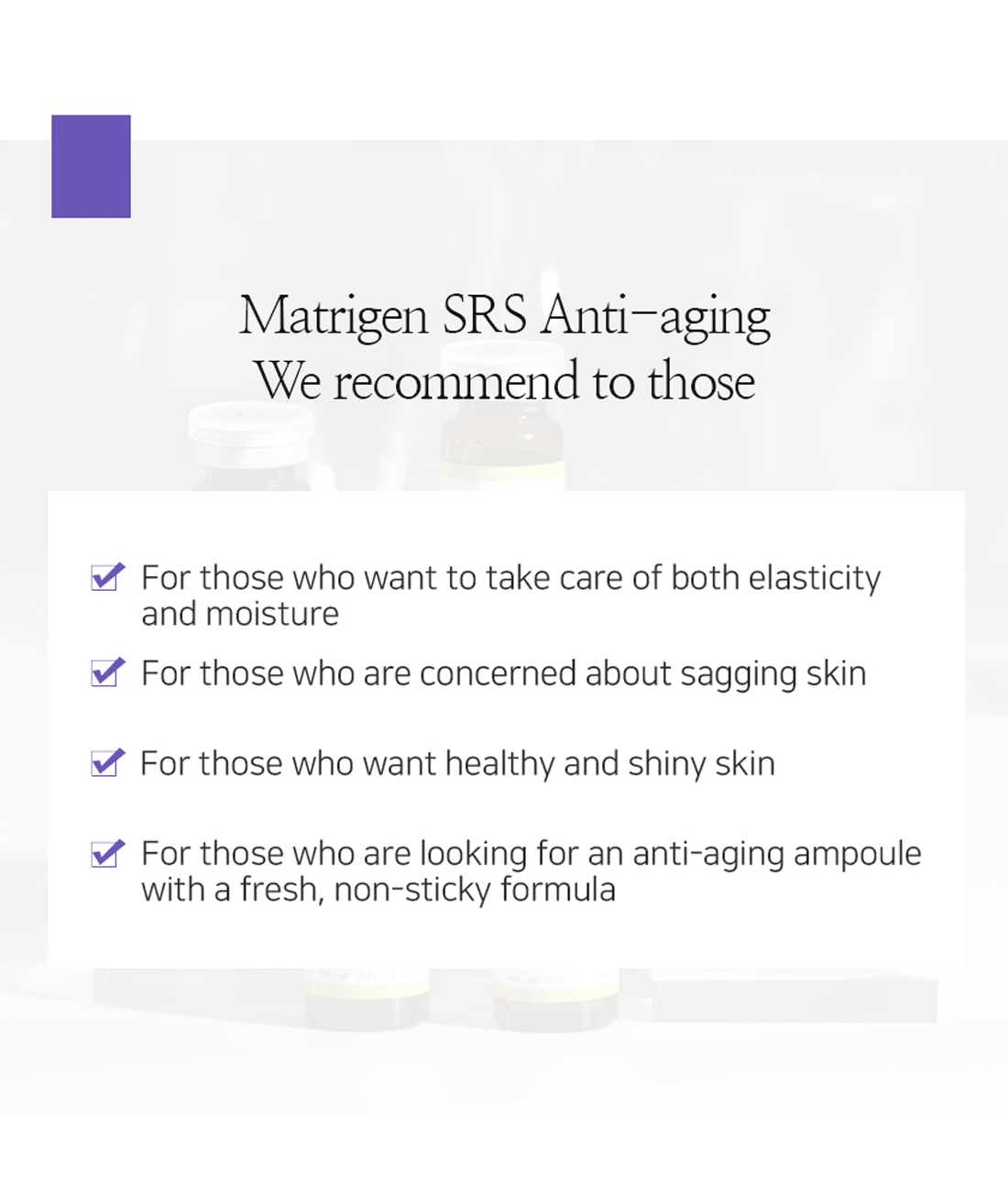 Matrigen SRS Anti-Aging Ampoules