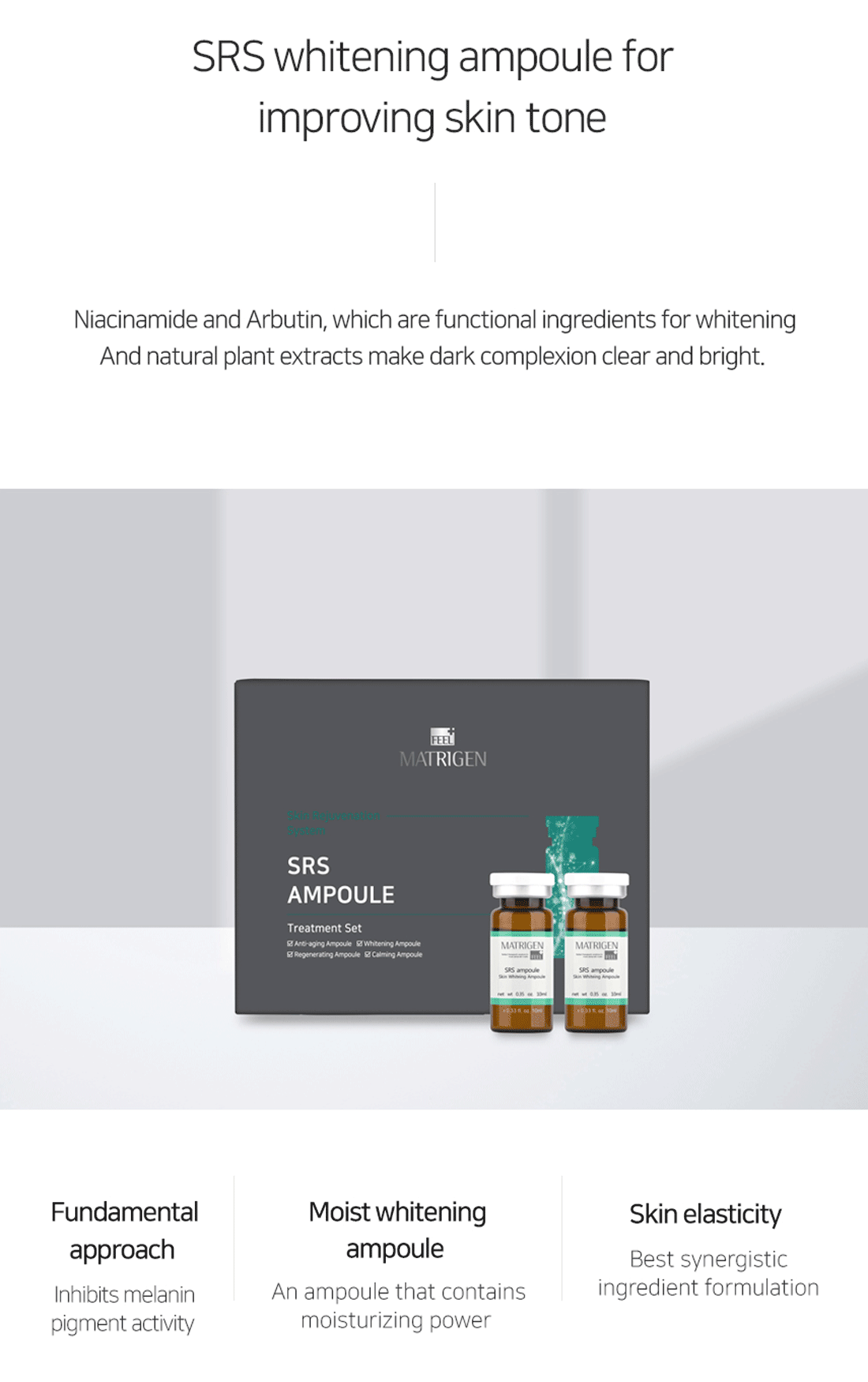 Matrigen SRS Whitening Ampoule